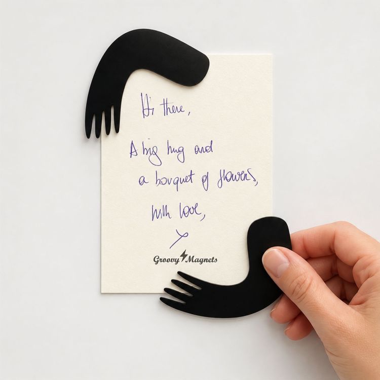 Postkaart met magnetische armen | Groovy Magnets