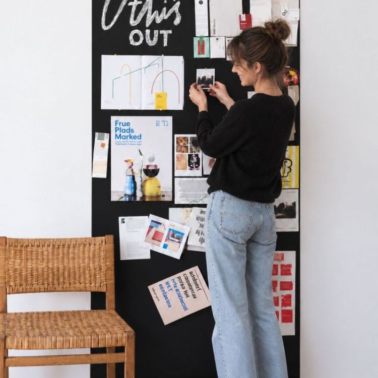 Premium krijtbord magneetbehang van Groovy Magnets: Extra sterke kleefkracht