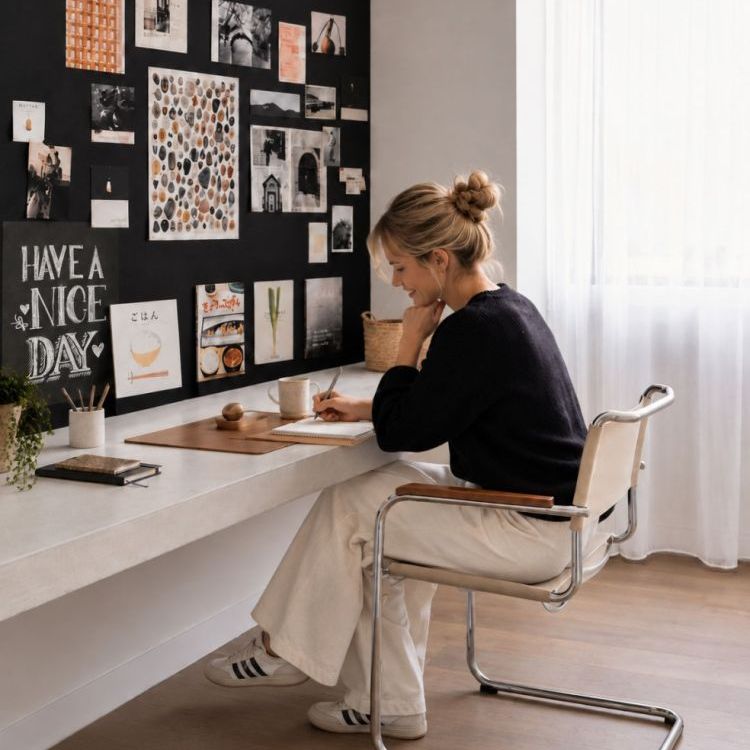 Premium krijtbord magneetbehang van Groovy Magnets: Extra sterke kleefkracht