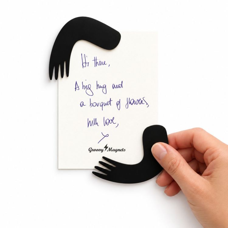 Postkaart met magnetische armen | Groovy Magnets