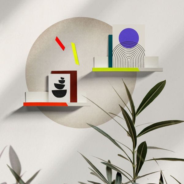 étagère murale magnétique-GROOVY MAGNETS/LIVINGDESIGN/5% remise de fid -  Livingdesign